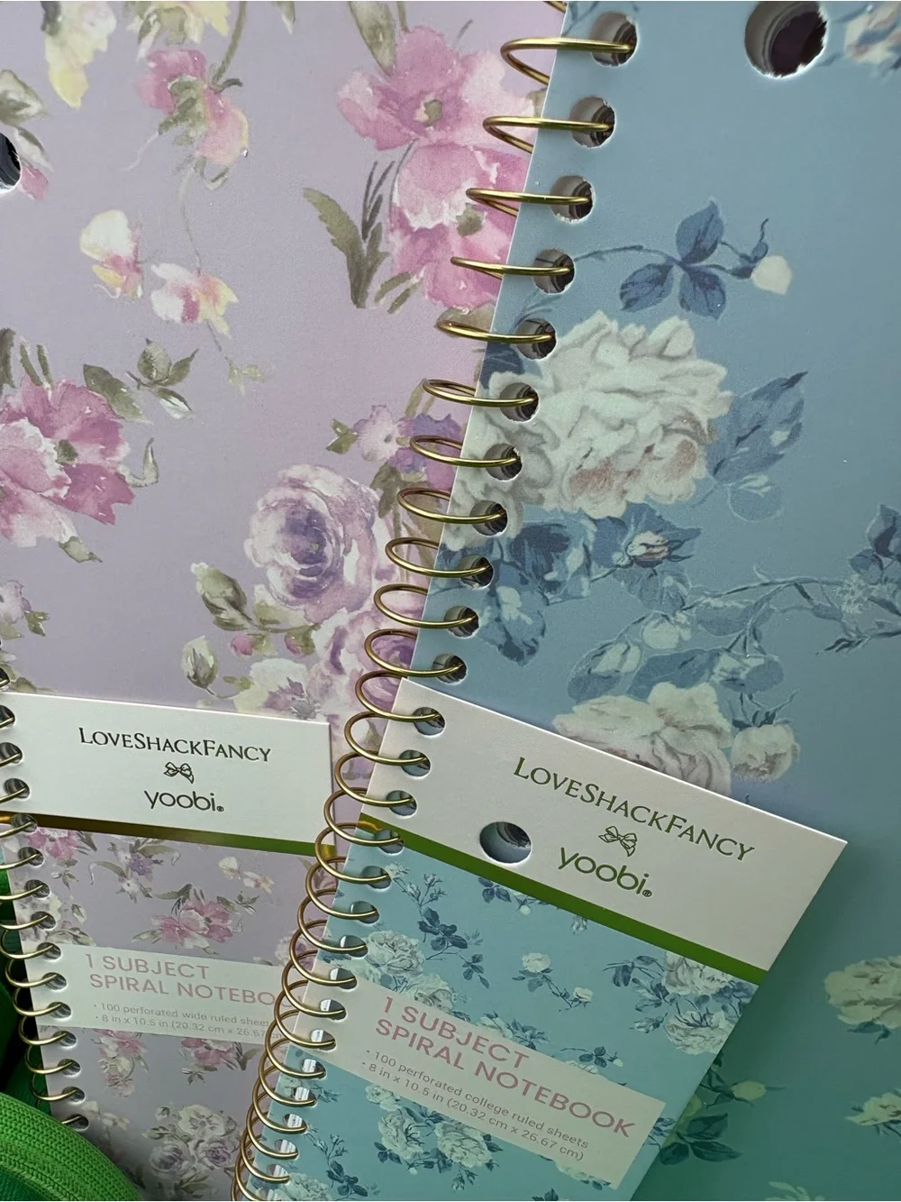 LoveShackFancy, Target notebook bundle, set,
